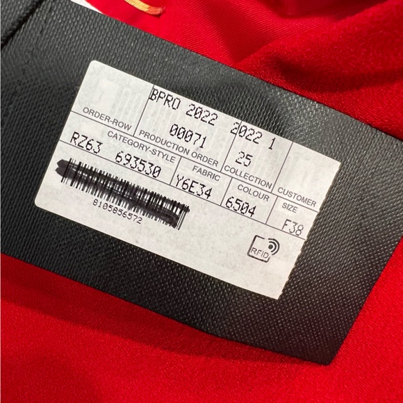 SAINT LAURENT Plunging Crepe Column Dress - Picture 8 of 16